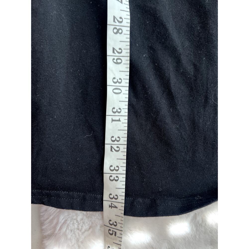 Lovely PACT Organic Cotton Fit & Flare Crossover Dress Black XS - Picture 7 of 8